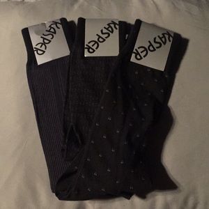 Vintage 3 pair Kasper Men's dress socks